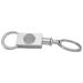 Silver TCU Horned Frogs Team Logo Two-Section Key Ring