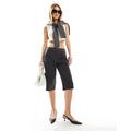 ASOS DESIGN tailored capri in charcoal-Grey