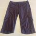 Athleta Shorts | Athleta Dipper Cargo Capri Cropped Pants Shorts Women's Size 8 Brown Pockets | Color: Brown | Size: 8