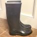 Burberry Shoes | Burberry Rubber Wellingtons (Rain Boots) | Color: Gray | Size: 36 (Us 6)