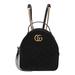 Louis Vuitton Bags | Gucci Velvet Matelasse Gg Marmont Dome Backpack Black | Color: Black/Brown | Size: Os