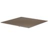 Oviala Business Tischplatte 70 x 70 cm Laminat taupe - Oviala