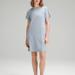 Lululemon Athletica Dresses | Lululemon Soft Blue Cotton Tee Shirt Dress | Color: Blue | Size: 2