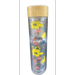 Anthropologie Dining | Anthropologie Glass Floral Water Tea Infuser Bottle | Color: Tan | Size: 10"