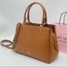Kate Spade Bags | Kate Spade Leila Medium Triple Compartment Satchel Bag Leather Rich Brown | Color: Brown/Gold | Size: Medium