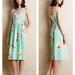 Anthropologie Dresses | Corey Lynn Calter Dress S Sketchbook Green Floral | Color: Green/Yellow | Size: S