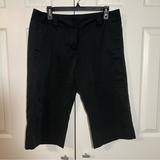 Adidas Pants & Jumpsuits | Adidas Women’s Golf Capris Size 10 | Color: Black | Size: 10