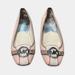 Michael Kors Shoes | Michael Kors Fulton Leather Moccasin Flats | Color: Pink/White | Size: 7
