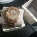 Michael Kors Accessories | Michael Kors Rose Gold Watch | Color: Gold/Pink | Size: Os