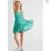 Free People Dresses | Free People 100-Degree Halter Dress Pine Size Large | Color: Green | Size: L