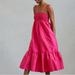 Anthropologie Dresses | Anthropologie Dhruv Kapoor Smocked Cerise Dress | Color: Pink | Size: 1x