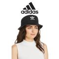 Adidas Accessories | Adidas Originals Black Trifoil Retro Washed Bucket Hat For Women O/S | Color: Black/White | Size: Os