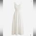J. Crew Dresses | J. Crew Smocked Midi Dress In Linen* | Color: White | Size: 2x