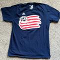 Adidas Shirts | Men’s Adidas New England Revolution T-Shirt Size Large | Color: Blue | Size: L