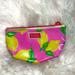 Lilly Pulitzer Bags | Lilly Pulitzer / Estee Lauder Makeup Pouch With Lemons | Color: Pink/Yellow | Size: 9” X 5” X 2.5”