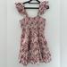 Anthropologie Dresses | Anthropologie Floral Sweetheart Mini Dress, Xl | Color: Red/White | Size: Xl