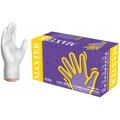 Maxter - gants - gants d'examination en latex - non poudrés - blanc - Taille s - blanc