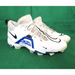 Nike Shoes | Nike Alpha Menace 3 Shark Midfootball Cleats Men’s White Blue Cv0582-101 Size 9 | Color: Blue/White | Size: 9
