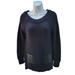 Kate Spade Sweaters | Kate Spade Navy Wool Black Genuine Leather Pocket Tunic Dress Women's Xxs | Color: Black/Blue | Size: Xs