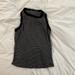 Brandy Melville Tops | Brandy Melville Tank Top - Black And Grey | Color: Black/Gray | Size: One Size