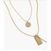 J. Crew Jewelry | J. Crew - Pave Charms Layered Necklace | Color: Gold | Size: Os