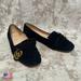 Gucci Shoes | Gucci Marmont Suede Flats In Black | Color: Black | Size: 11.5