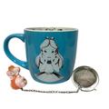 Disney Dining | Disney Alice In Wonderland Mug And Tea Infuser Set | Color: Blue/White | Size: Os