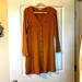 American Eagle Outfitters Dresses | American Eagle Button Up Sweater Dress | Color: Orange | Size: M