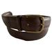 Dooney & Bourke Accessories | Dooney & Bourke Brown Glove Leather Belt 16602 Size 36 Gold Tone Brass Buckle | Color: Brown/Gold | Size: 36