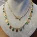 J. Crew Jewelry | J. Crew Gold And Green Long Necklace | Color: Gold/Green | Size: Os