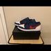 Nike Shoes | Air Jordan 1 Low Usa | Color: Blue/Red | Size: 9