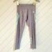 Adidas Bottoms | Adidas Girls Gray Mint Stripe Athletic Leggings | Color: Blue/Gray | Size: Mg