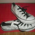 Converse Shoes | Converse All Star Shoes Nwob Animal Print Size 2 Youth | Color: Black/White | Size: 2bb
