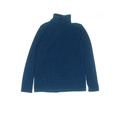 Lands' End Fleece Jacket: Blue Checkered/Gingham Jackets & Outerwear - Kids Girl's Size 6