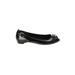 Stuart Weitzman Flats: Black Solid Shoes - Women's Size 5 1/2 - Round Toe