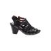 Cobb Hill Heels: Black Solid Shoes - Women's Size 10 - Open Toe