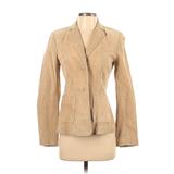 Ann Taylor LOFT Jacket: Below Hip Tan Solid Jackets & Outerwear - Women's Size 0