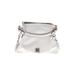 Dooney & Bourke Leather Shoulder Bag: Pebbled White Solid Bags