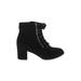Madden Girl Boots: Black Solid Shoes - Women's Size 8 - Round Toe