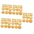 FAVOMOTO 90 Pcs Cookies Model Biscuit Model Simulation Cookies Bakery Cookie Decoration Home Decoration Pretend Play Cookies Artificial Cookies Artificial Snack Toy Pvc Child Food Toy Horse