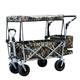 Trolleys, Folding with Removable Canopy Multi Purpose Heavy Duty Pull Along Cart Outdoor Trolley Garden Camping Festival Sports Maximum Weight 220.5 Lbs/100 Kg/Black (Camouflage)