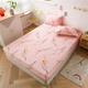 ZCHNB 90-180 * 200CM Height: 27CM Pink Cotton Waterproof Fitted Mattress Bed Cover Sheet Protector Single/Double/King Size Mattress Protector