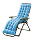 BangDon Thicken Garden Chair Cushion Sun Lounger Cushion Only Soft Lounge Chair Cushions with Anti-Slip Ties Seat Cover Pads for Garden Patio Chairs Tatami (Sky blue,180 * 50)