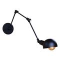 QIByING Swing Arm Wall Lamp Industrial Retro Rustic Loft Antique Wall Lamp Adjustable Wall Light Fixture Edison Vintage Pipe Wall Sconce Decorative Lighting
