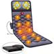 CHDGYK Heating Pad Full Body Massage Mat with Heat-Back Massage Chair Pad rming Bed Vibrating Pad Cushion with 10 Vibrating Motors Relieves Stress or Tension Fm Shoulder Back Massag