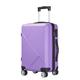 NESPIQ Business Travel Luggage Hardcase Luggage Suitacse with Spinner Wheels,Spinner Wheels Lightweight Hardshell Light Suitcase (Color : Purple, Size : 20in)