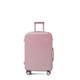 AQQWWER Luggage Set Carry On Luggage,Travel Suitcase On Wheels,Luggage Set,Girl Women Trolley Luggage Bag,Rolling Luggage Case (Color : Pink, Size : 22")