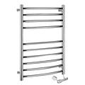 Towel Warmer/Towel Warmer Bathroom Radiator, Built-in Timer with Led Indicators, 3 Timer Modes, Wall Mounted Electric Heated Towel Rack,Hardwired (Color : Hardwired)