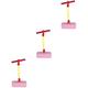 FAVOMOTO 3 Pcs Children's Jumping Pole Outdoor Bungee Jumper Toy Playset Outdoor Backyard Game Outdoor Play Toys for Outside Toy Pink Nbr Sports
