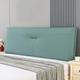 ZZYK Faux Leather Upholstered Wall Mounted Headboard Cushion Headboard Pillowboard Bed Rest Lumbar Support Backrest Removable Cover for Daybed Dorm Bedroom,Green,Paste 71"/Cal King